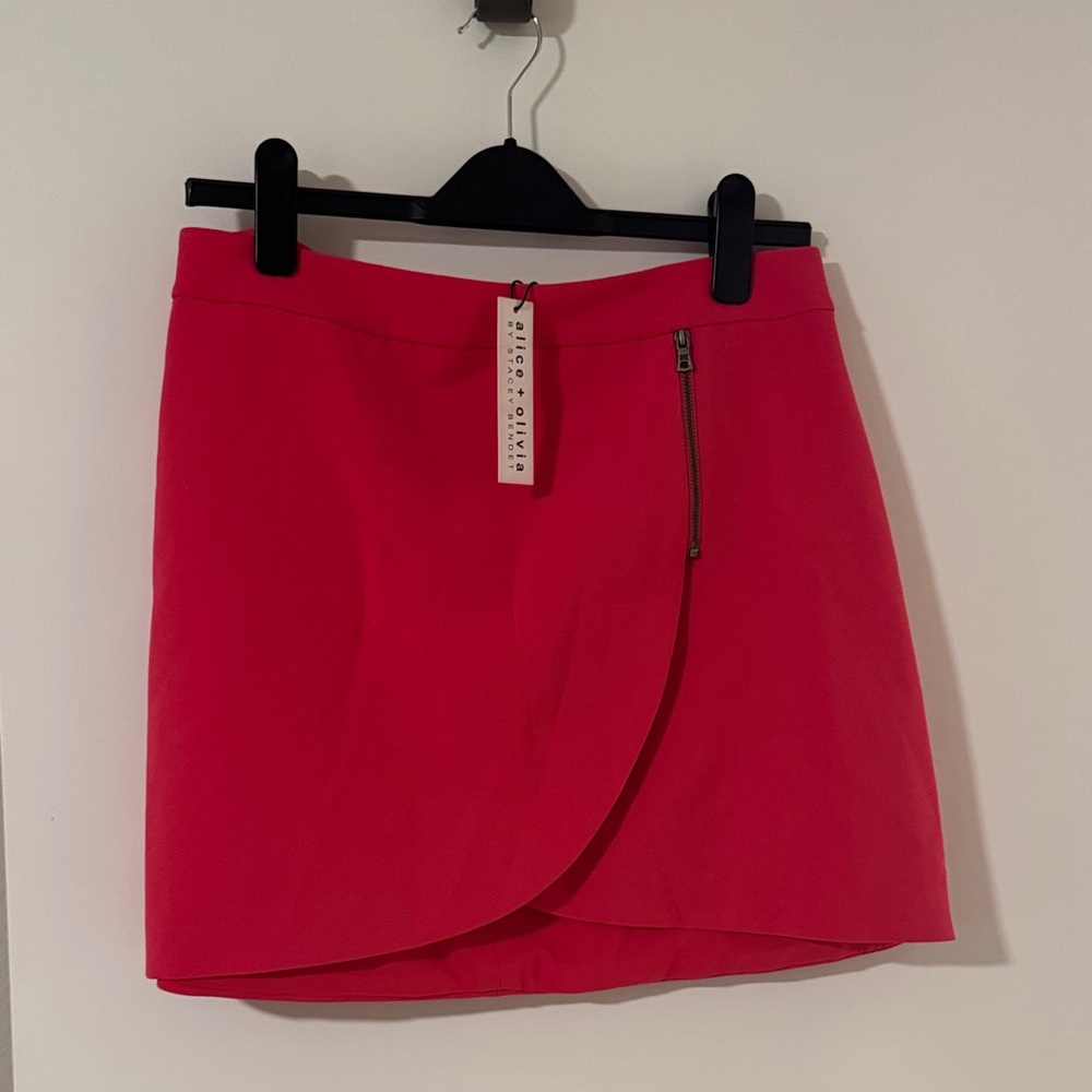 Alice + Olivia Pink Tulip Mini Skirt